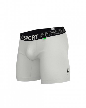 PS Sport Anti-Bac Textile Boxer Brief - White Green [4340a1]