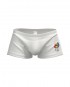 Load My Mouth High Split Boxer (with Jockstrap) - White [4413]