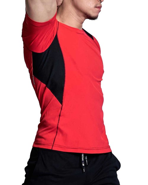 Momentum Construction Gymwear Training Tee - Red [3026]