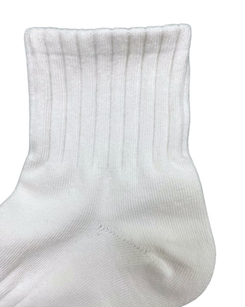 Mid Calf Socks - White [4660]