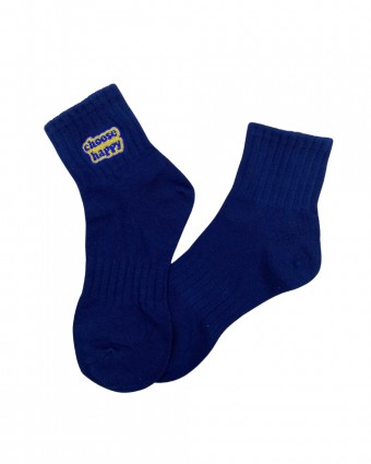 Mid Calf Socks - Navy [4661]