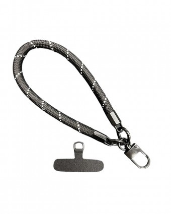 Wrist Phone Strap - Black stripes - [4599]