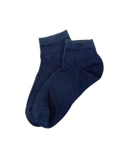 Mesh Tweet Ankle Sock - Black [4604]