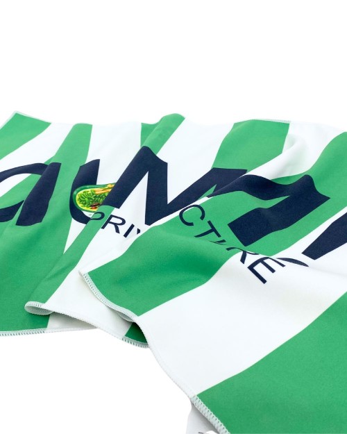 CHUMM Gym Towel - Green Stripes [4768]