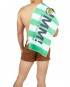 CHUMM Gym Towel - Green Stripes [4768]