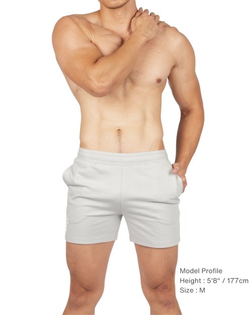 3" Inner Seam Sweat Shorts - Light Grey [4700]