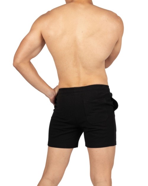 4" Inner Seam Sweat Shorts - Black [4704]