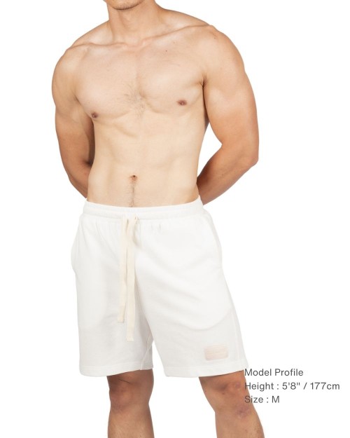 6" Inner Seam Utility Shorts - White [4705]