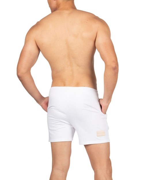 4" Inner Seam Sweat Shorts - White [4706]