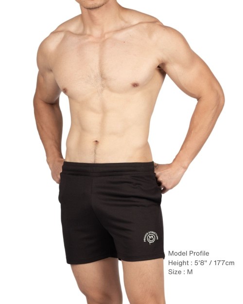 3" Inner Seam Active Shorts - Black [4701]