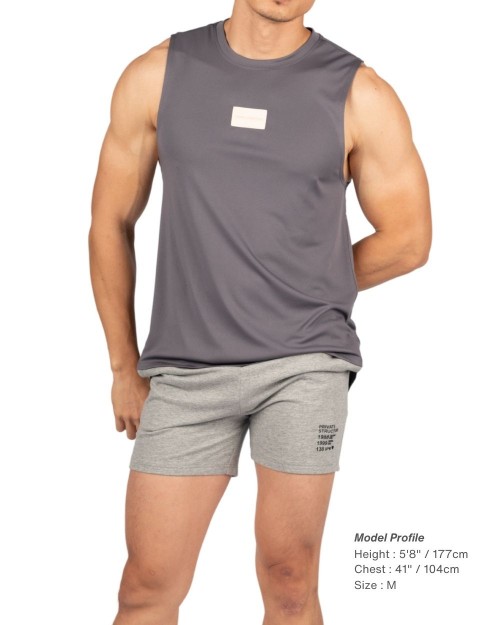 Easy Fit Jersey Tank - Dark Grey [4708]