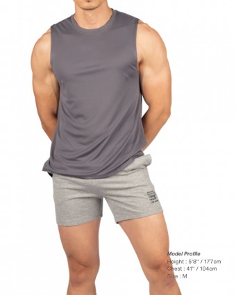 Easy Fit Jersey Tank - Dark Grey [4708]