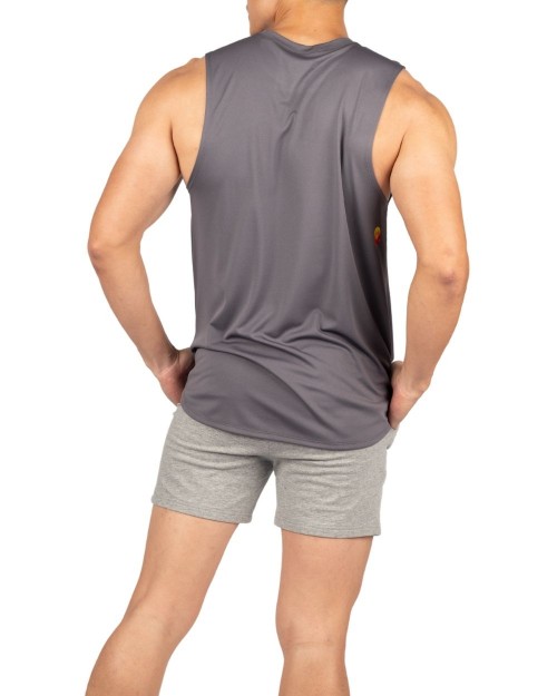 Easy Fit Jersey Tank - Dark Grey [4708]