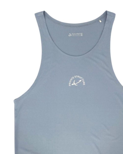 Easy Fit Jersey Tank - Steel Blue [4709]