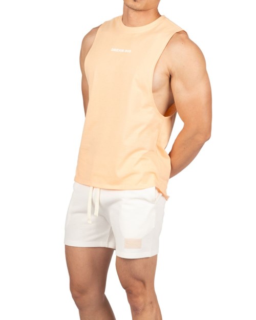 Crew Neck Fit Muscle Tee - Marigold Orange [4716]