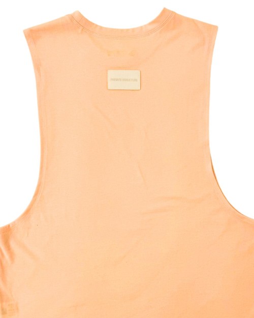 Crew Neck Fit Muscle Tee - Marigold Orange [4716]