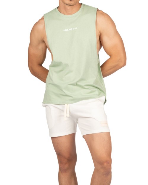 Crew Neck Fit Muscle Tee - Meadow Green [4716]