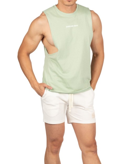 Crew Neck Fit Muscle Tee - Meadow Green [4716]