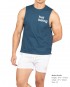 Crew Neck Easy fit Muscle Tee - Blue [4718]