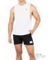 Crew Neck Easy Fit Muscle Tee - White [4719]