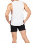 Crew Neck Easy Fit Muscle Tee – White [4719]