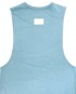 Crew Neck Easy Fit Muscle Tee - Frosty Blue [4720]