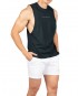 Crew Neck Easy Fit Muscle Tee - Velvet Black [4720]