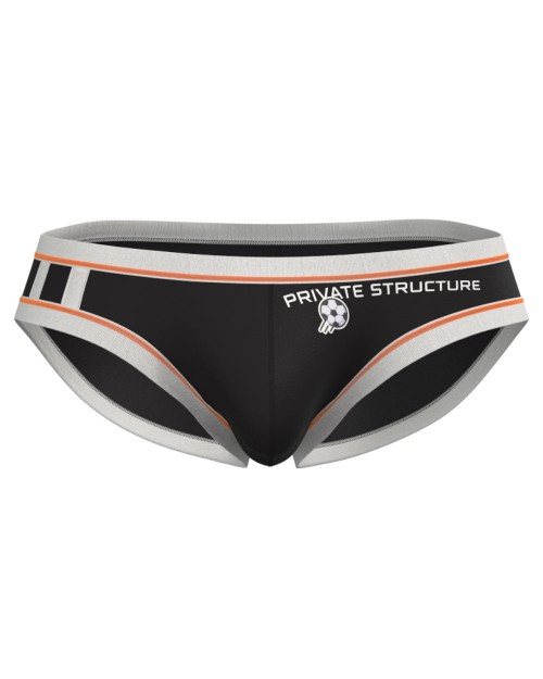 Athlete Low Waist Brief - Soccer Black [4644]