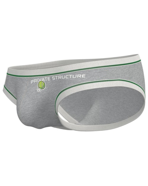 Athlete Low Waist Brief - Stadium Grey [4644]