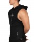 Hoody Muscle Vest - Black [4607]