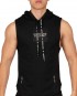 Hoody Muscle Vest - Black [4607]