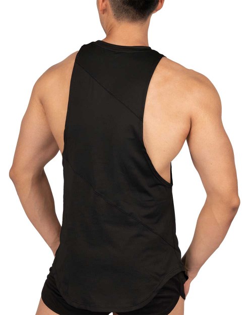 Jersey Gym Tank - Black [4608]