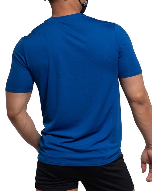 Casual Fit Training Crew Neck Tee - Royal [4215]