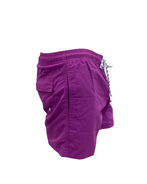 Vacay 3-pocket Beach Shorts - Bougainvillea Purple [4640]