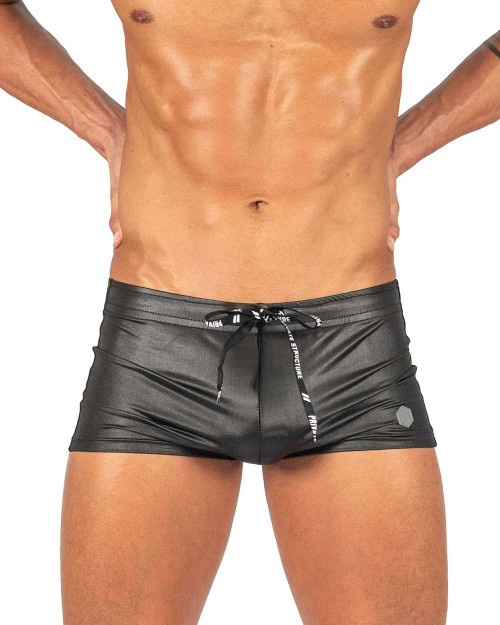 Swimwear Islander Whale Skin Swim Shorts-Black [4454]