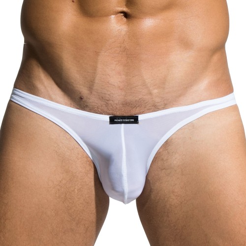 Desire Glaze 1inc Side-Seam Brief - White [3571]