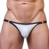 Desire Intima Buckle-Clip Tanga - White [4028]