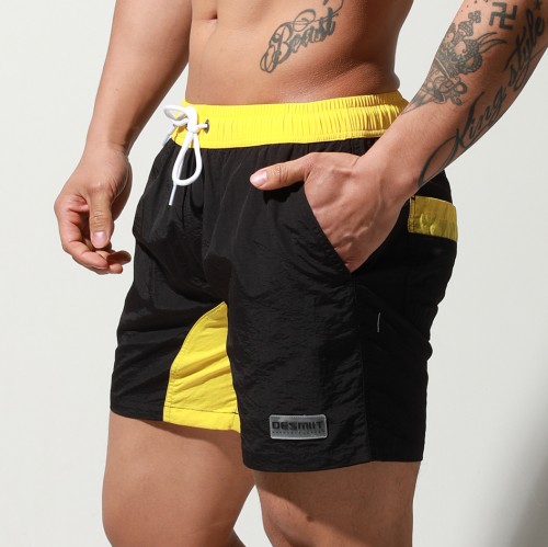 Desmiit Men Beach Shorts Black [4157]