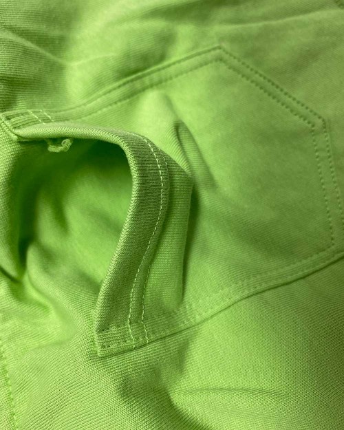 A-split Cotton Boxer Shorts - Paradise Green [4636]