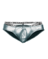 Alpha Sins - Metallic Low Waist Bikini - Blue Aurora [4452]