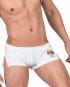 Load My Mouth High Split Boxer (with Jockstrap) - White [4413]