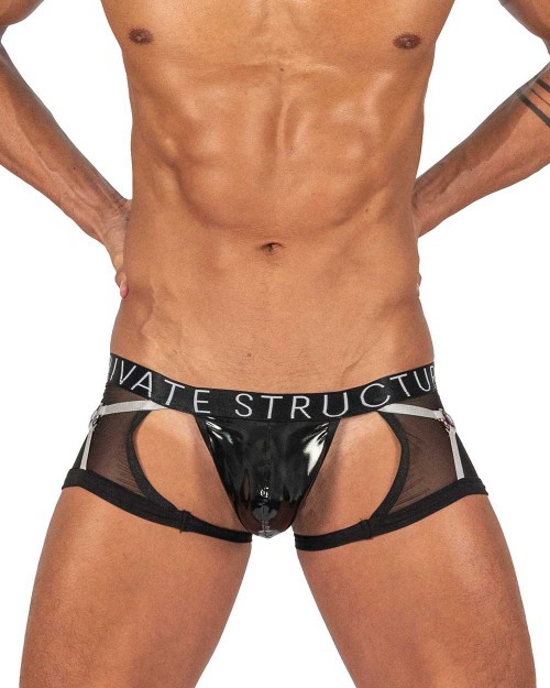 Alpha Low Waist Harness Trunk - Shades of Black [4417]