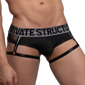 Momentum Orange Harness Mini  Brief - Black [4093]