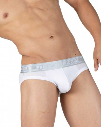 Viscose From Bamboo Mid Waist Mini Brief - Bright White - [4378]