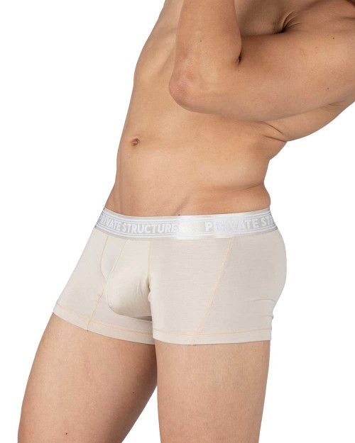 Viscose From Bamboo Mid Waist Trunk - Bleached Sand - [4379]