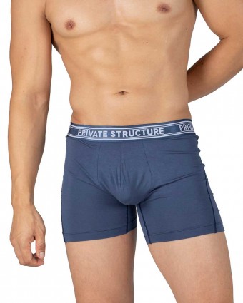 Viscose From Bamboo Boxer Brief - Citadel Blue - [4380]