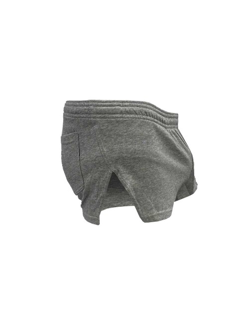 A-split Cotton Boxer Shorts - Sedona Melange [4636]