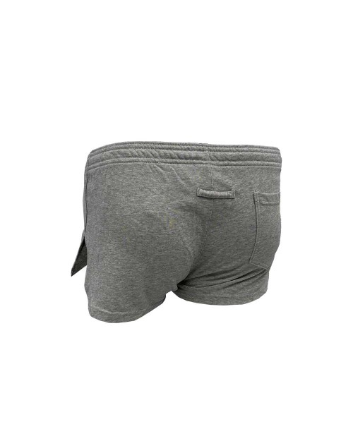 A-split Cotton Boxer Shorts - Sedona Melange [4636]